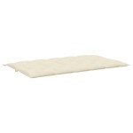 vidaXL Pernă bancă de grădină alb crem, 180x(50+50)x7cm, textil oxford vidaXL Pernă bancă de grădină alb crem, 180x(50+50)x7cm, textil oxford