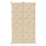 vidaXL Pernă bancă de grădină, bej, 180x(50+50)x7cm, material oxford