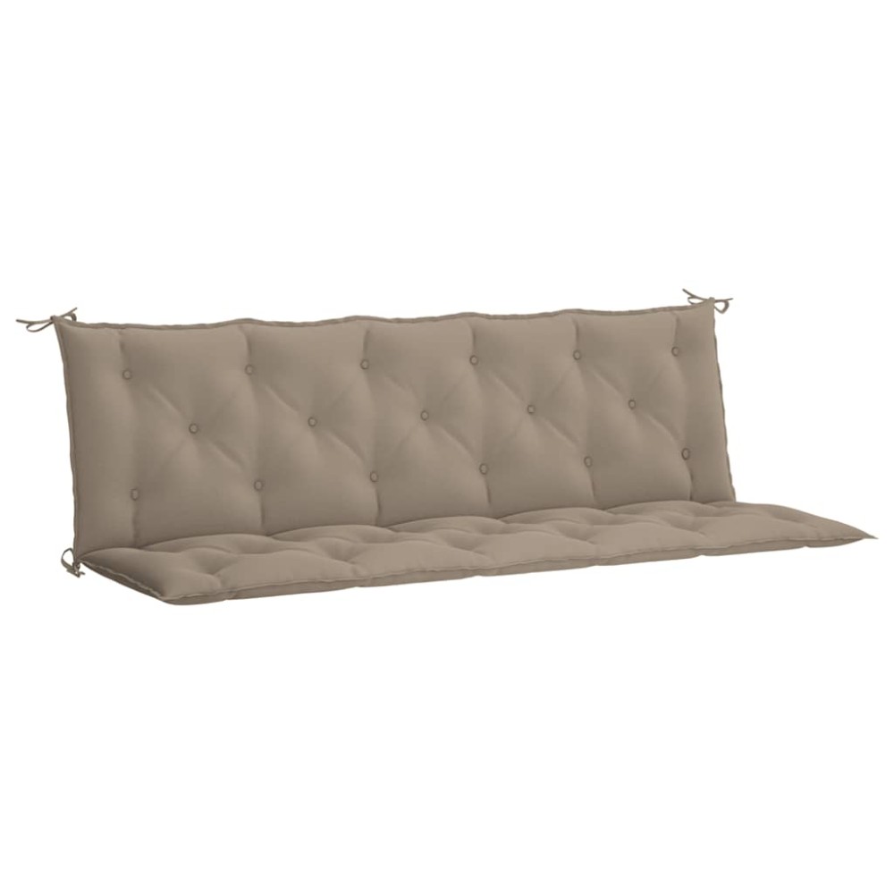 vidaXL Pernă bancă de grădină, taupe, 180x(50+50)x7cm, material oxford