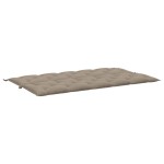 vidaXL Pernă bancă de grădină, taupe, 180x(50+50)x7cm, material oxford
