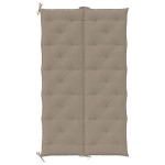 vidaXL Pernă bancă de grădină, taupe, 180x(50+50)x7cm, material oxford