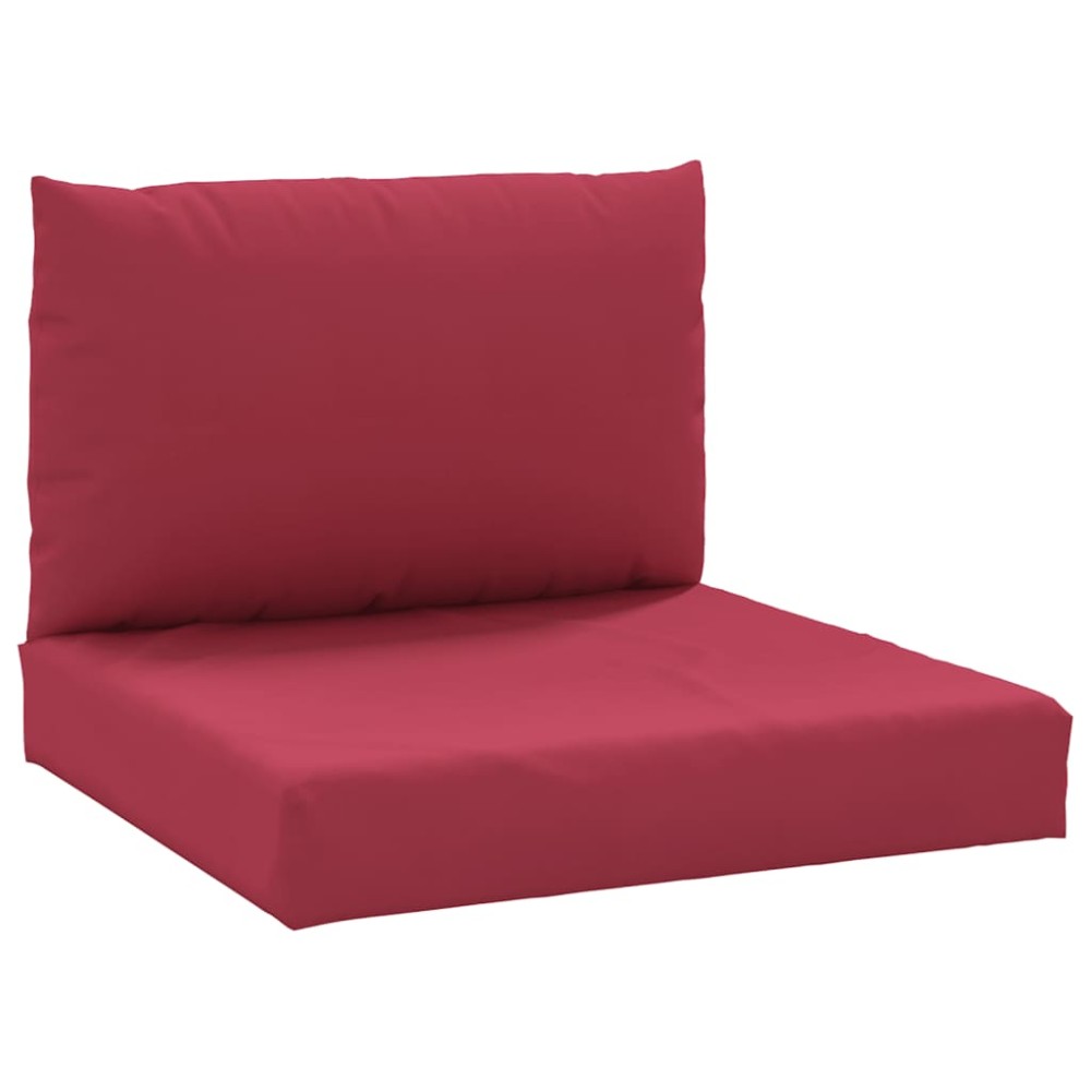 vidaXL Perne pentru canapea din paleți, 2 buc., roșu vin, textil