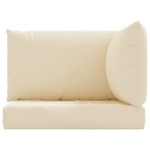 vidaXL Perne de canapea din paleți, 3 buc., bej, material textil vidaXL Perne de canapea din paleți, 3 buc., bej, material textil
