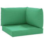 vidaXL Perne pentru canapea din paleți, 3 buc., verde, textil vidaXL Perne pentru canapea din paleți, 3 buc., verde, textil