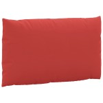 vidaXL Perne pentru canapea din paleți, 3 buc., roșu, material textil