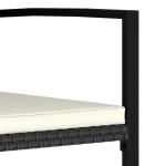 vidaXL Scaune de masă pentru grădină, 4 buc., negru, poliratan vidaXL Scaune de masă pentru grădină, 4 buc., negru, poliratan