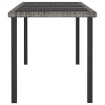 vidaXL Masă de grădină, gri, 180 x 70 x 73 cm, poliratan vidaXL Masă de grădină, gri, 180 x 70 x 73 cm, poliratan