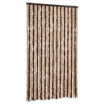 vidaXL Perdea insecte, bej și maro deschis, 118 x 220 cm, chenille vidaXL Perdea insecte, bej și maro deschis, 118 x 220 cm, chenille