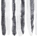 vidaXL Perdea pentru insecte, gri și alb, 56x200 cm, Chenille vidaXL Perdea pentru insecte, gri și alb, 56x200 cm, Chenille