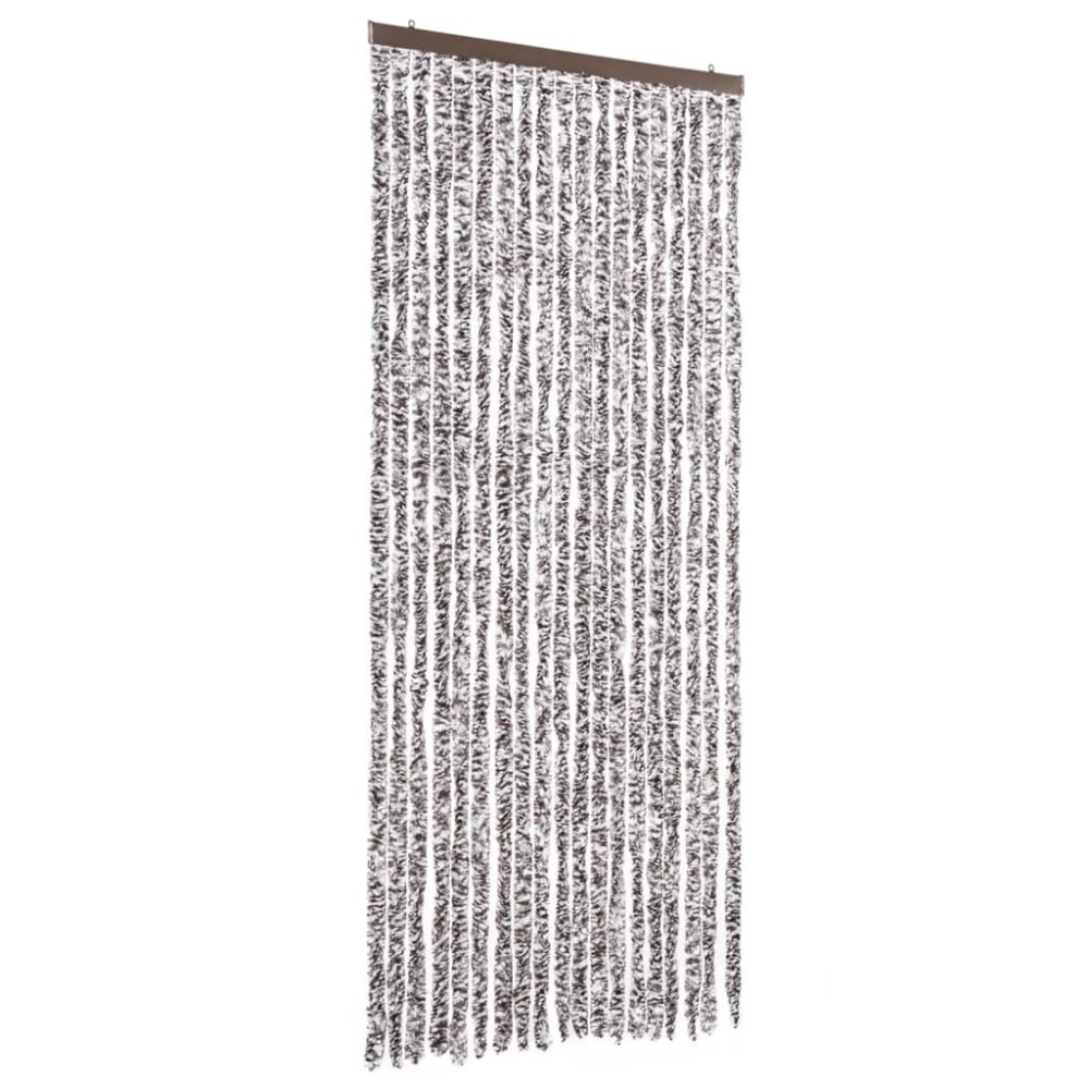 vidaXL Perdea pentru insecte, maro și bej, 56x200 cm, Chenille