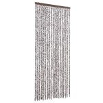 vidaXL Perdea pentru insecte, maro și bej, 56x200 cm, Chenille vidaXL Perdea pentru insecte, maro și bej, 56x200 cm, Chenille