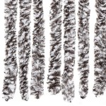 vidaXL Perdea pentru insecte, maro și bej, 56x200 cm, Chenille vidaXL Perdea pentru insecte, maro și bej, 56x200 cm, Chenille