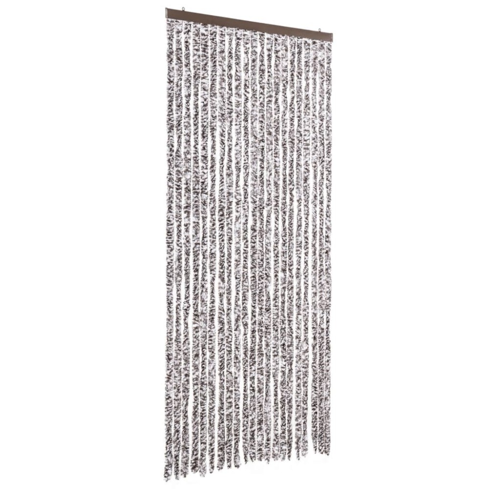 vidaXL Perdea pentru insecte, maro și bej, 90x200 cm, Chenille