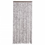 vidaXL Perdea pentru insecte, maro și bej, 90x200 cm, Chenille vidaXL Perdea pentru insecte, maro și bej, 90x200 cm, Chenille