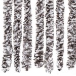 vidaXL Perdea pentru insecte, maro și bej, 90x200 cm, Chenille vidaXL Perdea pentru insecte, maro și bej, 90x200 cm, Chenille