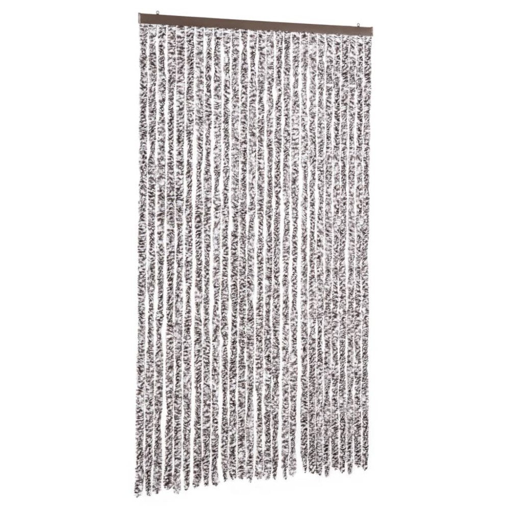 vidaXL Perdea pentru insecte, maro și bej, 118 x 220 cm, Chenille
