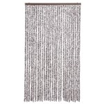 vidaXL Perdea pentru insecte, maro și bej, 118 x 220 cm, Chenille vidaXL Perdea pentru insecte, maro și bej, 118 x 220 cm, Chenille