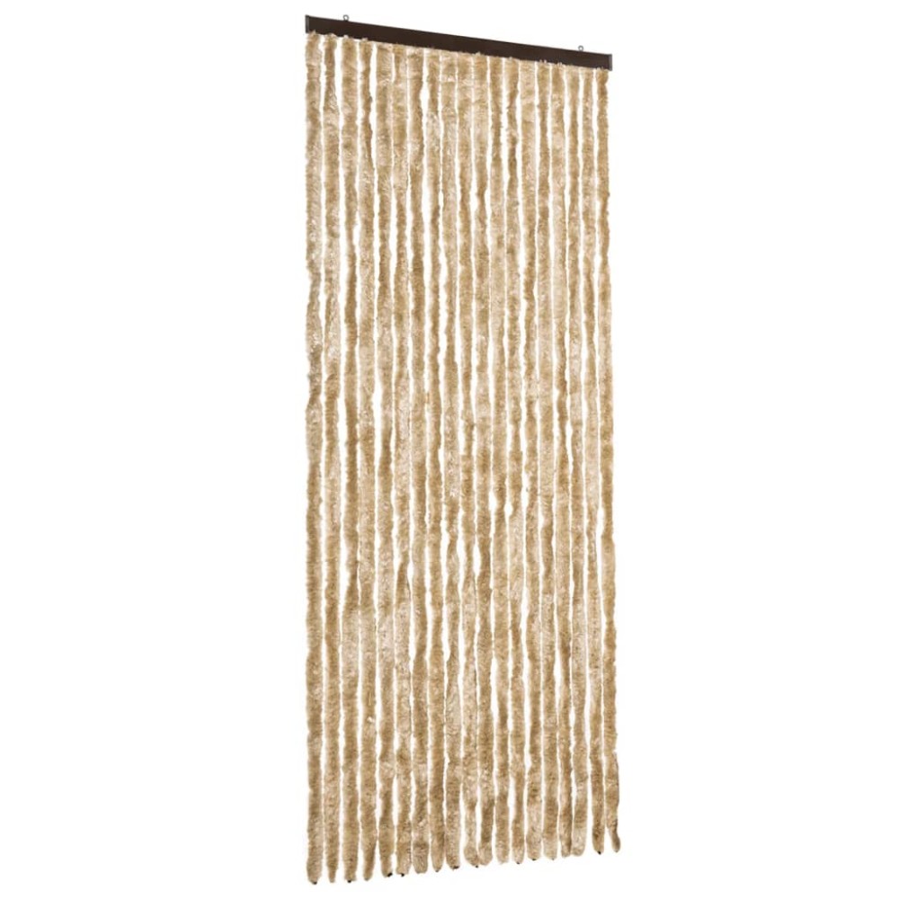 vidaXL Perdea pentru insecte, bej, 56x200 cm, Chenille