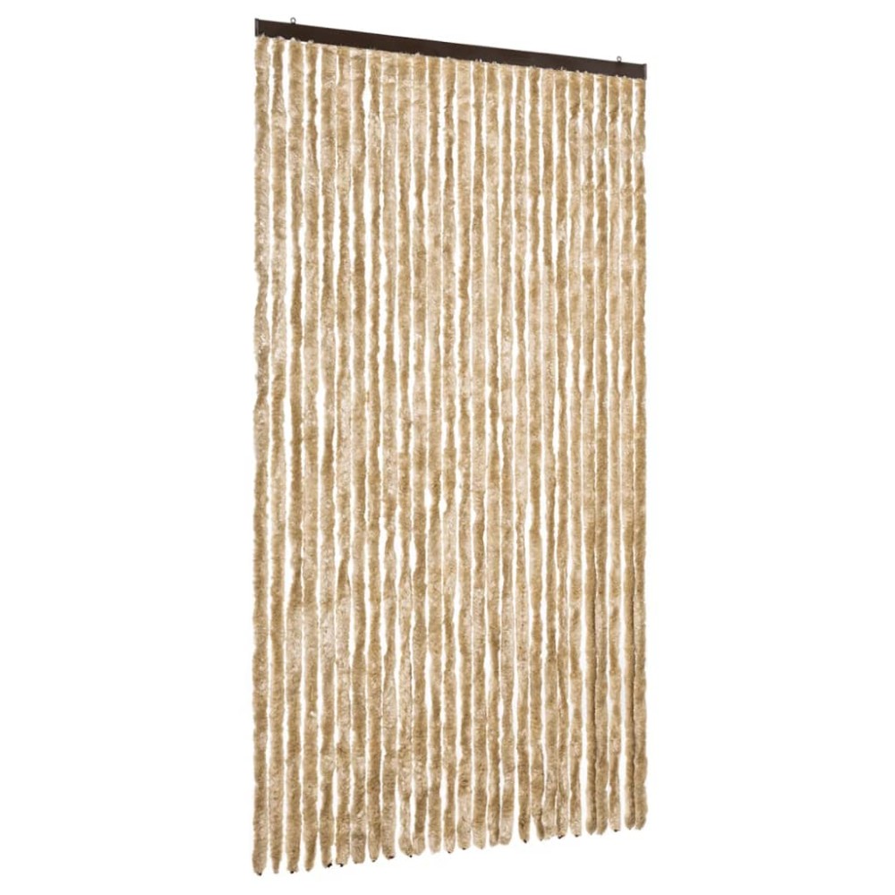 vidaXL Perdea pentru insecte, bej, 118 x 220 cm, Chenille