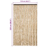 vidaXL Perdea pentru insecte, bej, 118 x 220 cm, Chenille vidaXL Perdea pentru insecte, bej, 118 x 220 cm, Chenille