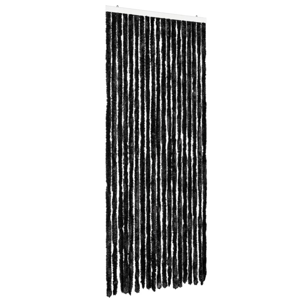 vidaXL Perdea pentru insecte, antracit, 56x200 cm, Chenille