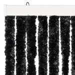 vidaXL Perdea pentru insecte, antracit, 56x200 cm, Chenille vidaXL Perdea pentru insecte, antracit, 56x200 cm, Chenille