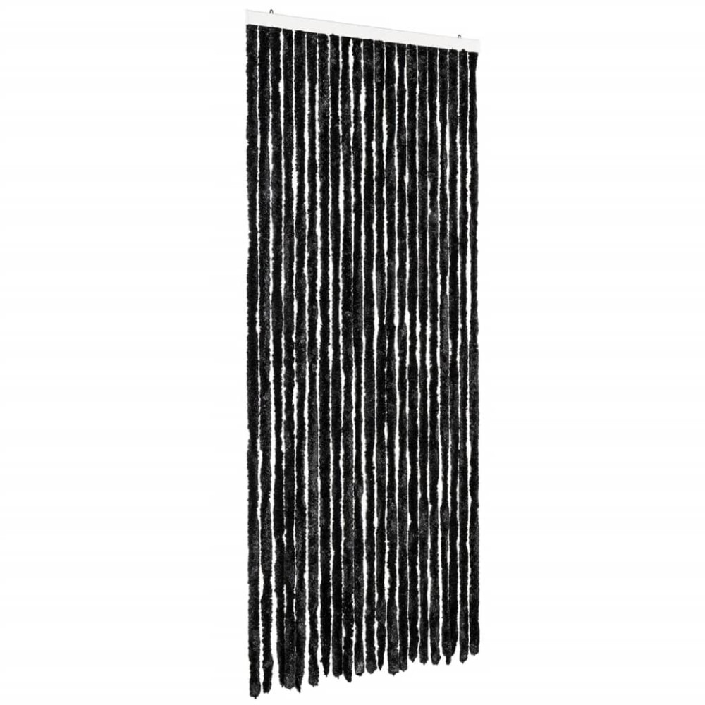 vidaXL Perdea pentru insecte, antracit, 90x200 cm, chenille