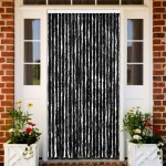 vidaXL Perdea pentru insecte, antracit, 90x200 cm, chenille vidaXL Perdea pentru insecte, antracit, 90x200 cm, chenille
