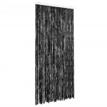 vidaXL Perdea pentru insecte, antracit, 118 x 220 cm, Chenille vidaXL Perdea pentru insecte, antracit, 118 x 220 cm, Chenille