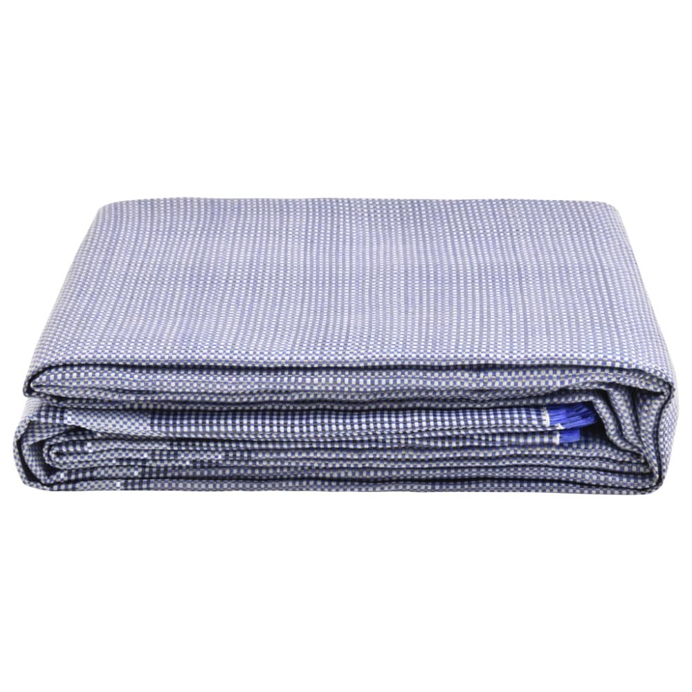 vidaXL Covor pentru cort, albastru, 650x300 cm