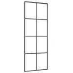 vidaXL Ușă glisantă cu set feronerie, 76x205 cm, sticlă ESG/aluminiu