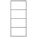 vidaXL Ușă glisantă cu set feronerie, 90x205 cm, sticlă ESG/aluminiu
