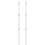 vidaXL Stâlpi telescopici pentru prelată, 2 buc., 102-260 cm, aluminiu vidaXL Stâlpi telescopici pentru prelată, 2 buc., 102-260 cm, aluminiu