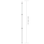 vidaXL Stâlpi telescopici pentru prelată, 2 buc., 102-260 cm, aluminiu vidaXL Stâlpi telescopici pentru prelată, 2 buc., 102-260 cm, aluminiu