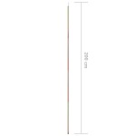 vidaXL Stâlp pentru parasolar, 200 cm, oțel zincat vidaXL Stâlp pentru parasolar, 200 cm, oțel zincat
