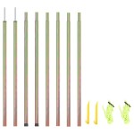 vidaXL Stâlpi pentru parasolar, 2 buc., 250 cm, oțel zincat vidaXL Stâlpi pentru parasolar, 2 buc., 250 cm, oțel zincat