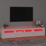 vidaXL Dulap TV cu lumini LED, negru, 210x35x40 cm vidaXL Dulap TV cu lumini LED, negru, 210x35x40 cm