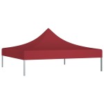 vidaXL Acoperiș pentru cort de petrecere, vișiniu, 3x3 m, 270 g/m² vidaXL Acoperiș pentru cort de petrecere, vișiniu, 3x3 m, 270 g/m²