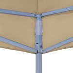 vidaXL Acoperiș pentru cort de petrecere, bej, 6 x 3 m, 270 g/m² vidaXL Acoperiș pentru cort de petrecere, bej, 6 x 3 m, 270 g/m²