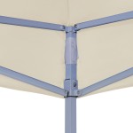 vidaXL Acoperiș pentru cort de petrecere, crem, 2 x 2 m, 270 g/m² vidaXL Acoperiș pentru cort de petrecere, crem, 2 x 2 m, 270 g/m²