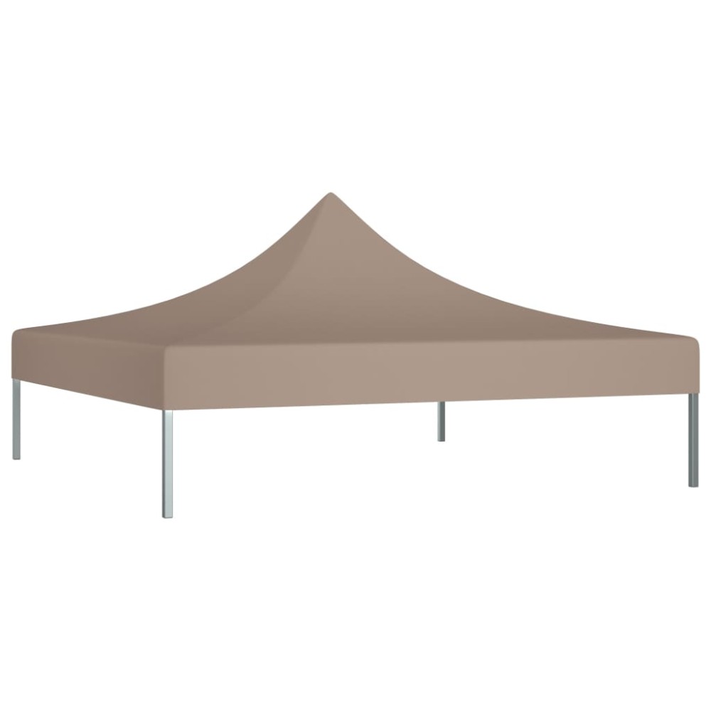 vidaXL Acoperiș pentru cort de petrecere, gri taupe, 2 x 2 m, 270 g/m²