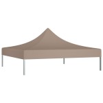 vidaXL Acoperiș pentru cort de petrecere, gri taupe, 2 x 2 m, 270 g/m² vidaXL Acoperiș pentru cort de petrecere, gri taupe, 2 x 2 m, 270 g/m²