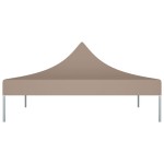 vidaXL Acoperiș pentru cort de petrecere, gri taupe, 2 x 2 m, 270 g/m² vidaXL Acoperiș pentru cort de petrecere, gri taupe, 2 x 2 m, 270 g/m²