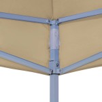 vidaXL Acoperiș pentru cort de petrecere, bej, 4 x 3 m, 270 g/m² vidaXL Acoperiș pentru cort de petrecere, bej, 4 x 3 m, 270 g/m²