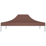vidaXL Acoperiș pentru cort de petrecere, maro, 4 x 3 m, 270 g/m² vidaXL Acoperiș pentru cort de petrecere, maro, 4 x 3 m, 270 g/m²