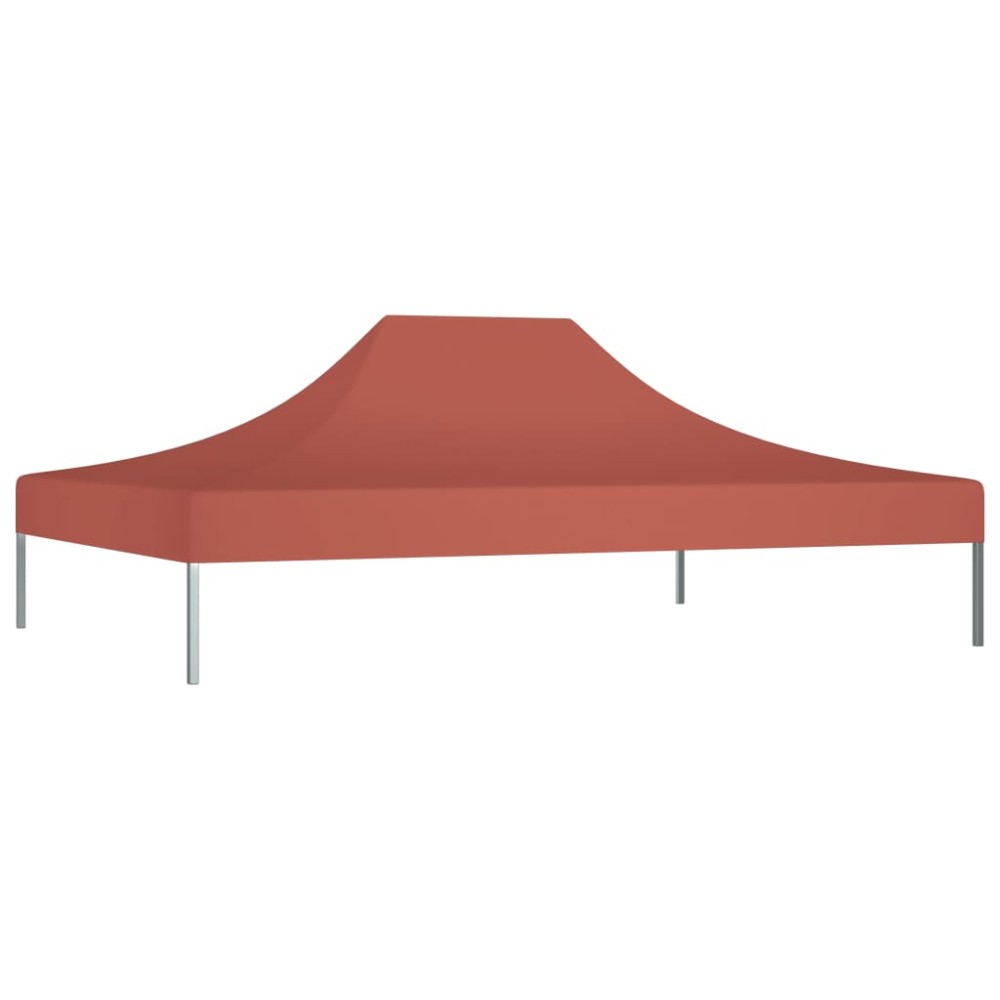 vidaXL Acoperiș pentru cort de petrecere, cărămiziu, 4 x 3 m, 270 g/m²