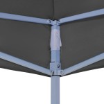 vidaXL Acoperiș cort de petrecere, antracit, 4,5 x 3 m, 270 g/m² vidaXL Acoperiș cort de petrecere, antracit, 4,5 x 3 m, 270 g/m²