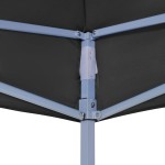 vidaXL Acoperiș pentru cort de petrecere, negru, 4,5 x 3 m, 270 g/m² vidaXL Acoperiș pentru cort de petrecere, negru, 4,5 x 3 m, 270 g/m²