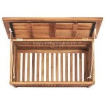 vidaXL Ladă de depozitare grădină, 90x50x58 cm, lemn masiv de tec vidaXL Ladă de depozitare grădină, 90x50x58 cm, lemn masiv de tec