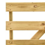 vidaXL Bancă de grădină, 120 cm, lemn de pin tratat